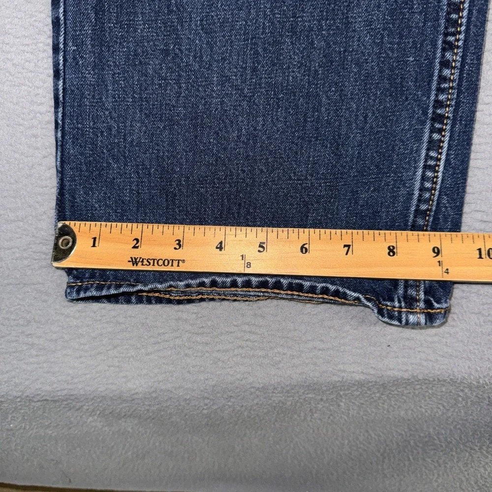 Old Navy Jeans Mens 38x32 (Fits 38x30) Blue Loose Relaxed Fit Distressed Denim